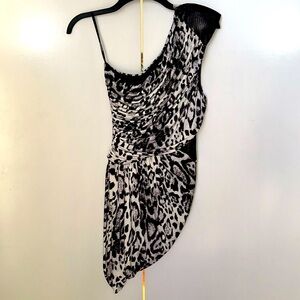 Bebe one shoulder dress